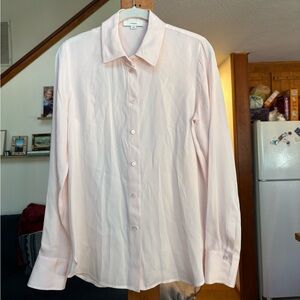 Vince Women’s Light Pink Button-Down Shirt